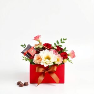 Chocolate & Flowers Gift Box