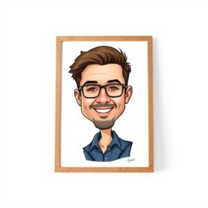 Custom Caricature Portrait Print