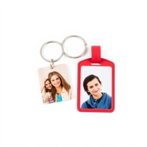 Custom Photo Keyring & Bag Tag Set