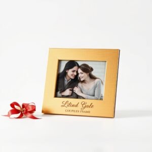 Engraved Couple Photo Frame