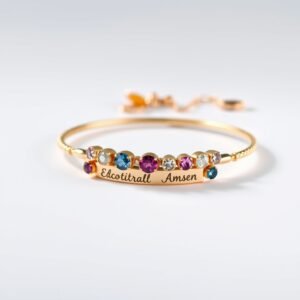 Personalized Birthstone Bracelet